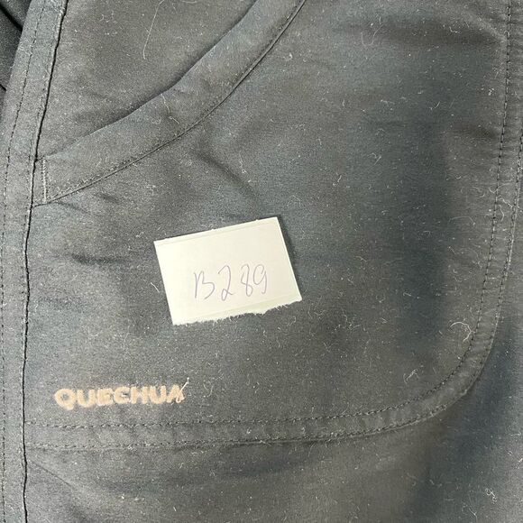 Quehua France Parachute Loose-Fit Trousers Fleece-lined Size S Black UltraLight - Picture 16 of 16